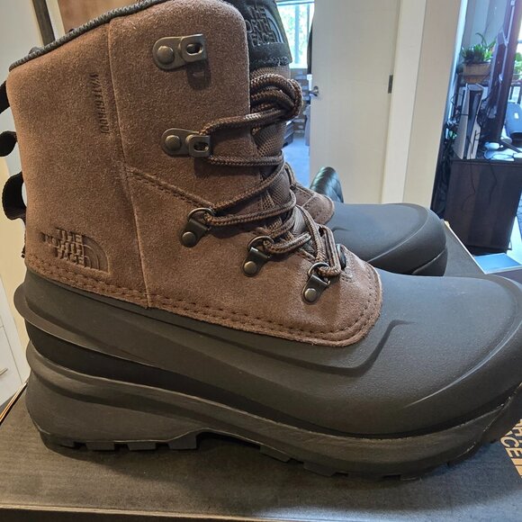 The North Face Chilkat V Lace Waterproof Mens Boots Coffee / Brown Mens 10.5 NEW - Picture 1 of 15